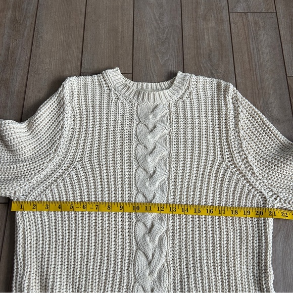 Sezane Jazz Jumper Fisherman Cotton Sweater - Picture 9 of 9